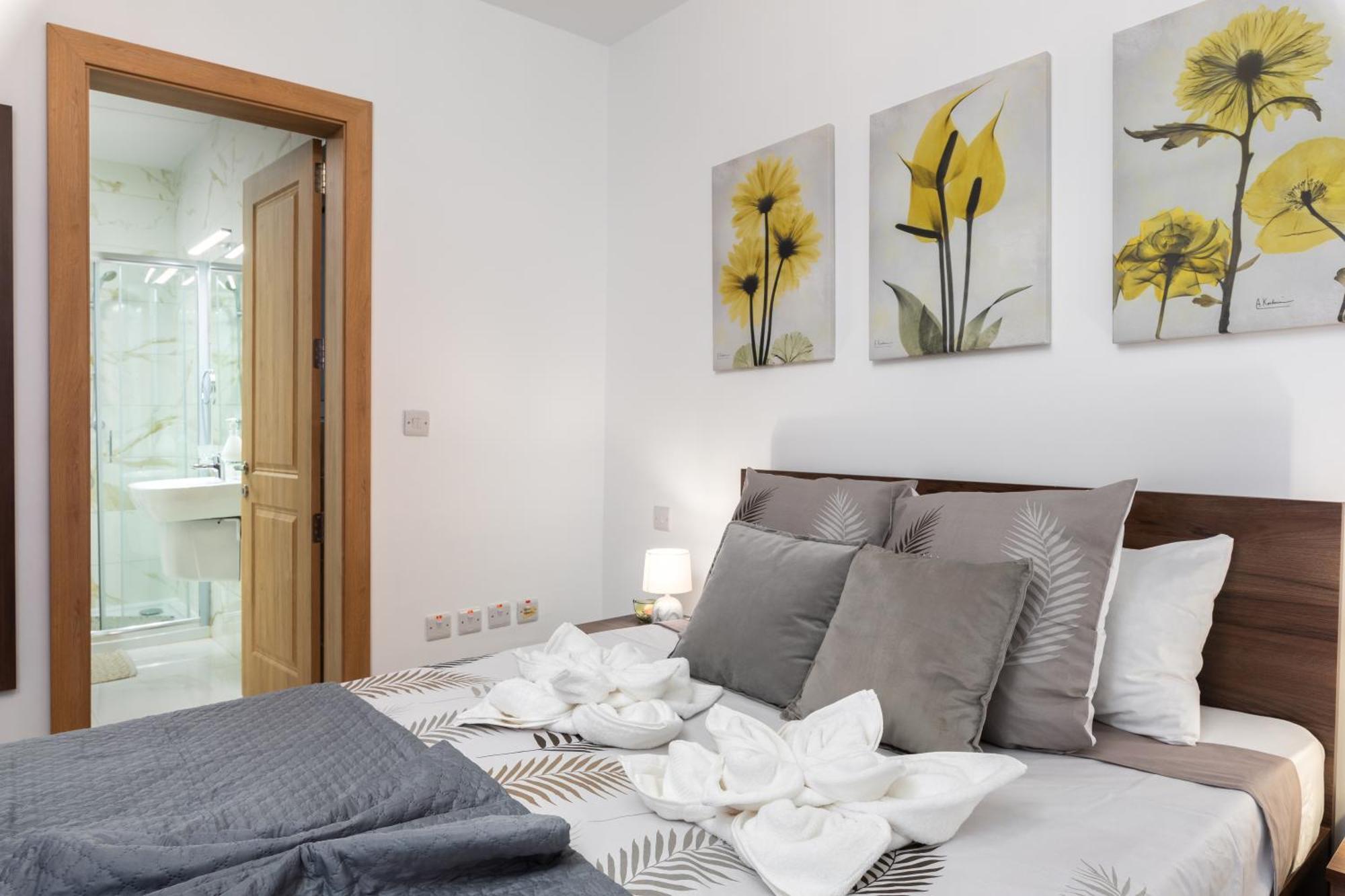 Modern 2Br Stylish Apartment With 2 Balconies - Close To St Julian'S & Sliema & Yacht Marina Pieta Экстерьер фото